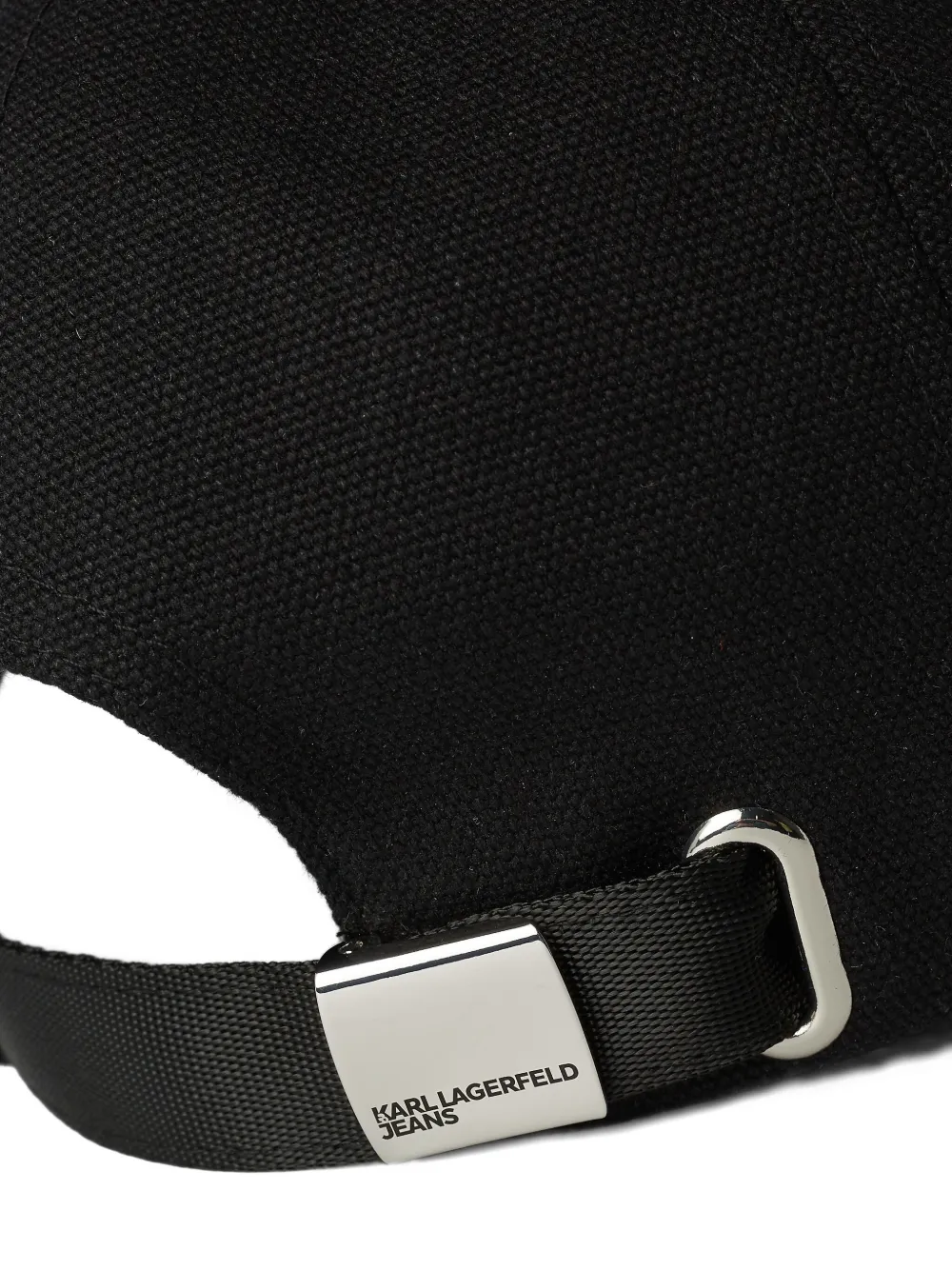  Karl Lagerfeld Jeans Logo-patch Baseball Cap - Black 