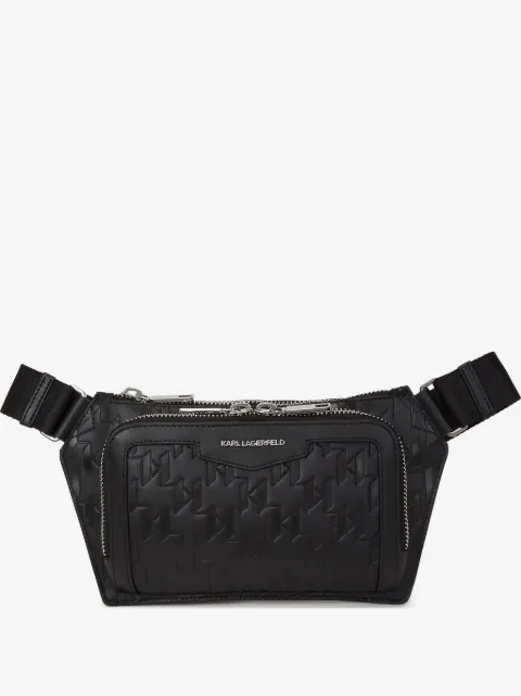 Karl Lagerfeld K/Loom leather belt bag