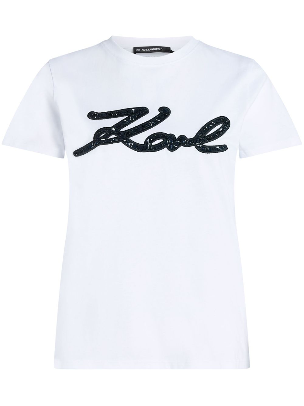 logo-embellished T-shirt