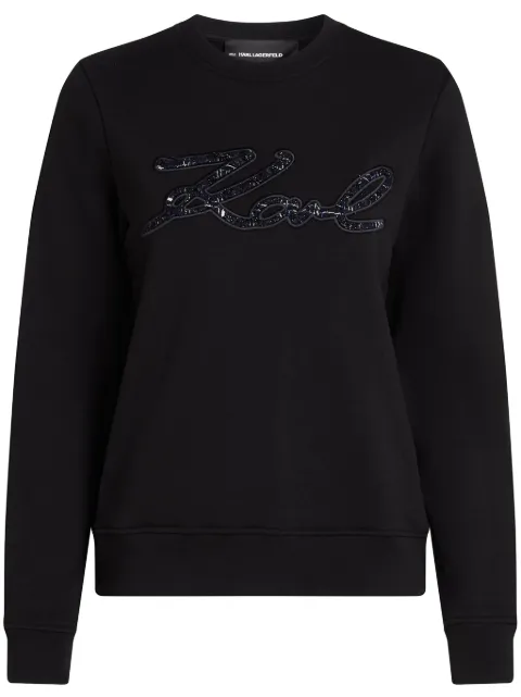 Karl Lagerfeld logo-embellished sweatshirt 