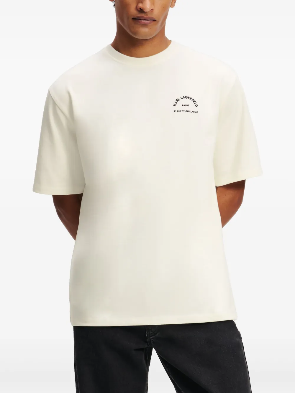 Karl Lagerfeld Rue St-Guillaume T-shirt Beige