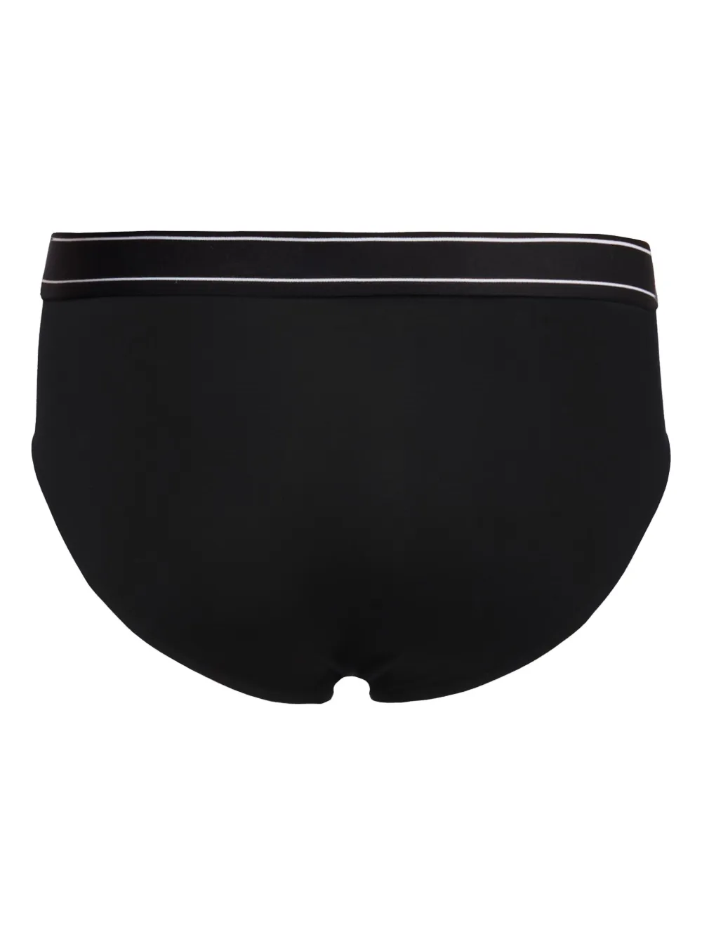 Karl Lagerfeld logo-waistband briefs (pack of three)(pack of three) - Zwart