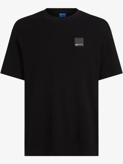 Karl Lagerfeld Jeans waffle-knit T-shirt