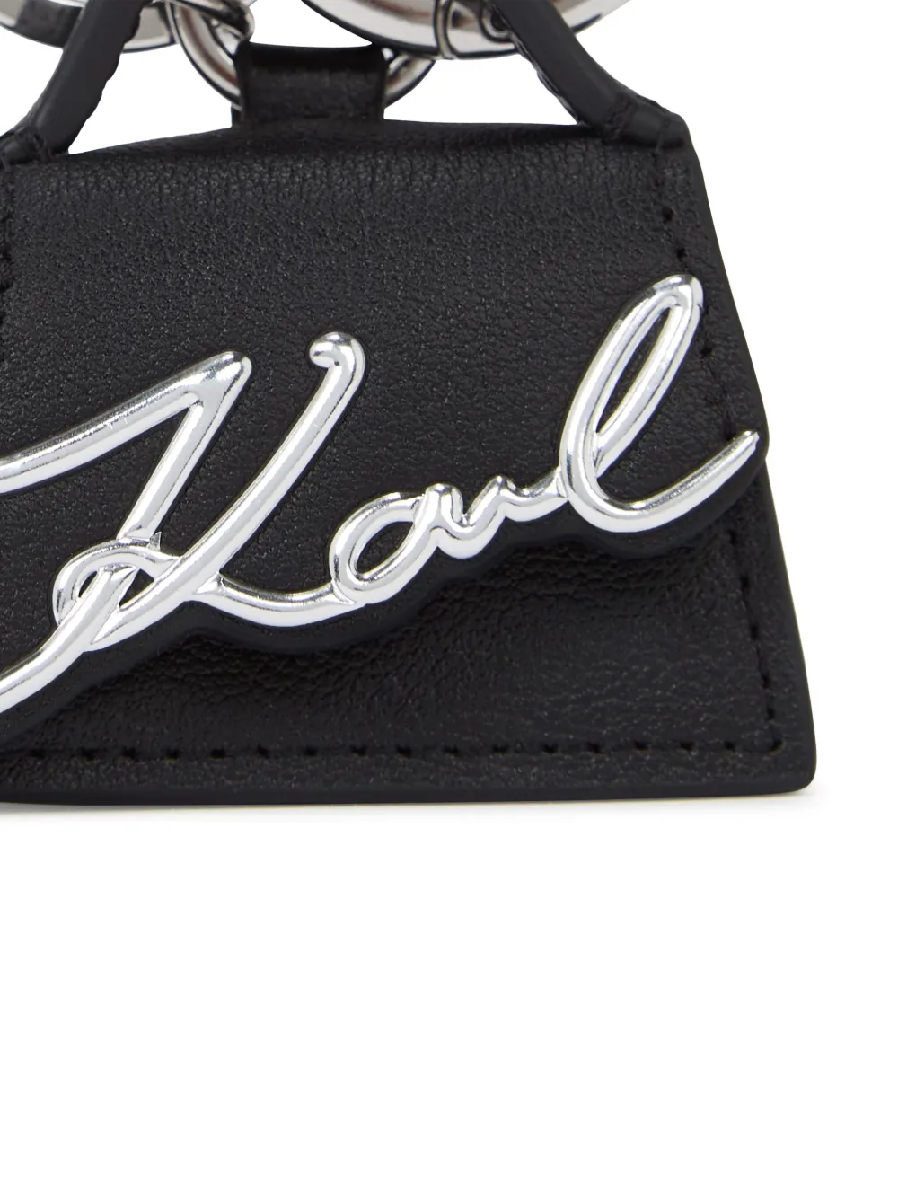 Karl Lagerfeld K Signature Bag sleutelhanger Zwart