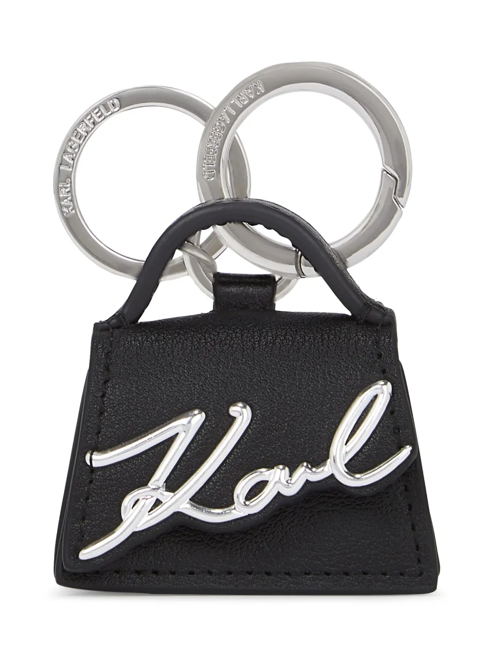 Karl Lagerfeld K/Signature Bag keychain | Black | Image 1