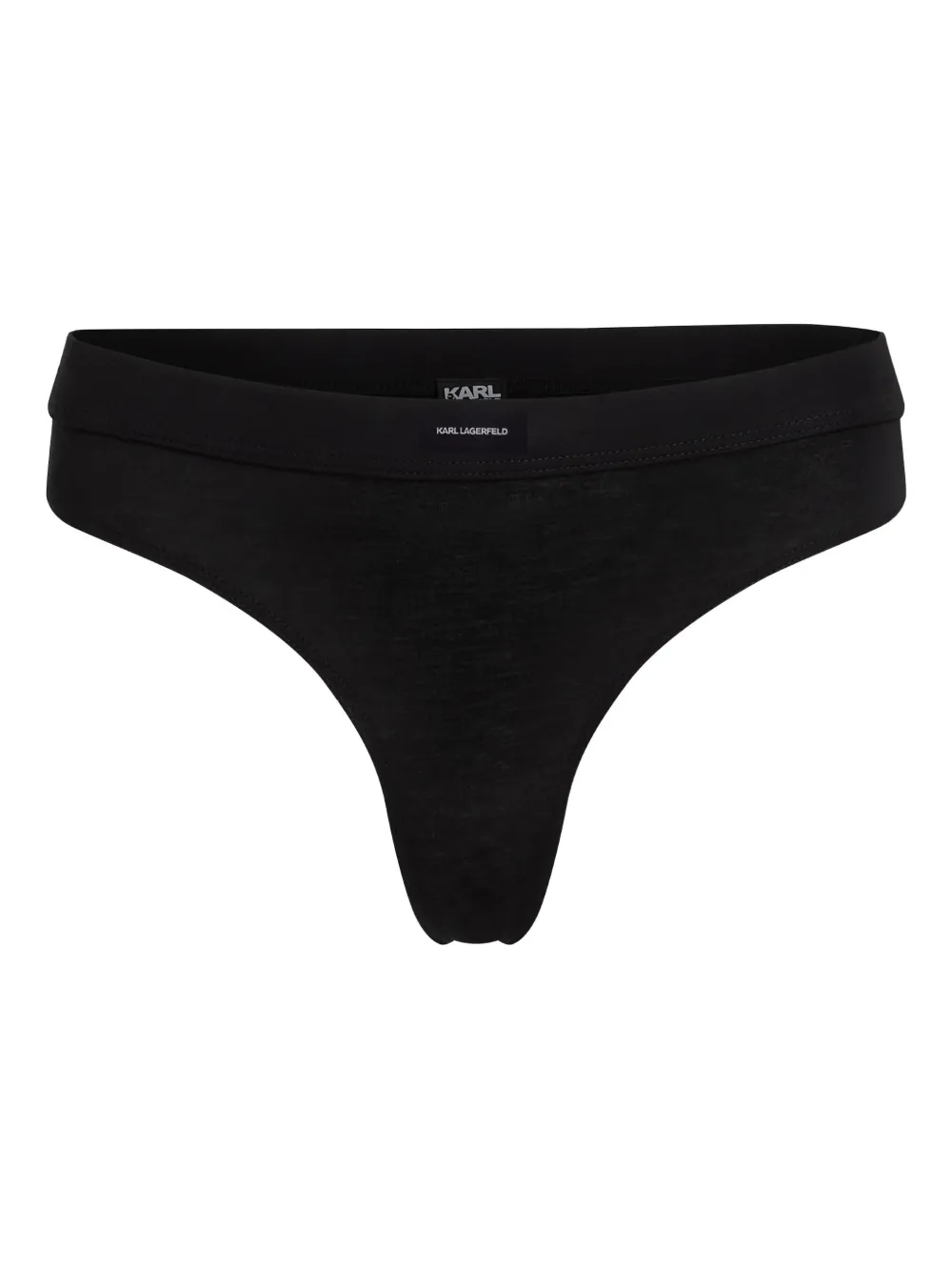 Karl Lagerfeld string Essential à logo appliqué | noir | Image 1