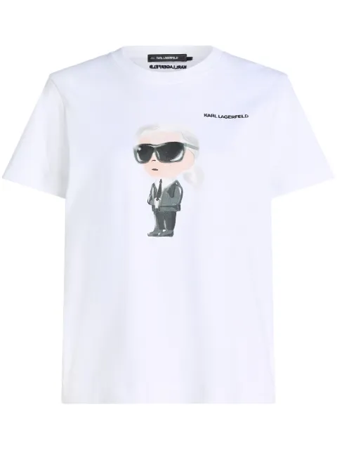Karl Lagerfeld Ikon aquarelle T-shirt