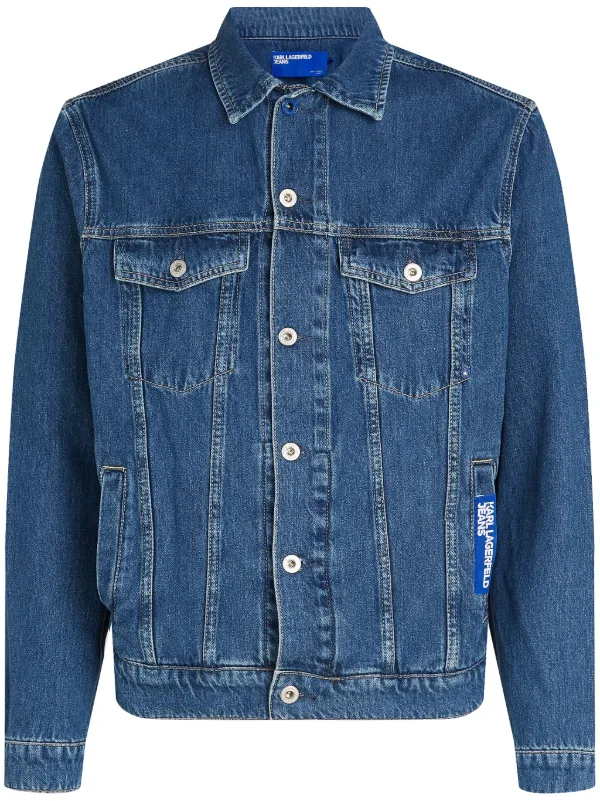 karl lagerfeld ジーンズ　ジャケット Karl Lagerfeld Jeans デニムジャケット | ブルー | FARFETCH JP