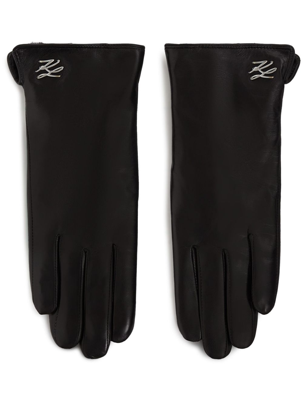 Karl Lagerfeld K/autograph gloves - Black