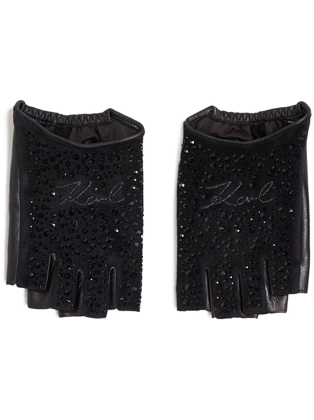 Karl Lagerfeld Signature gloves - Black