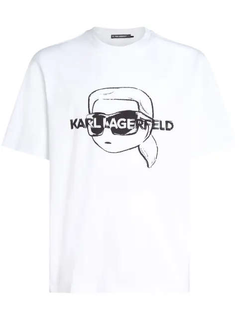 Karl Lagerfeld playera con parche Ikon