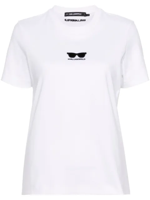 Karl Lagerfeld t-shirt à broderies