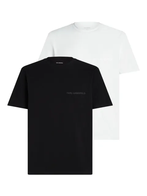 Karl Lagerfeld logo-print T-shirt (pack of two)