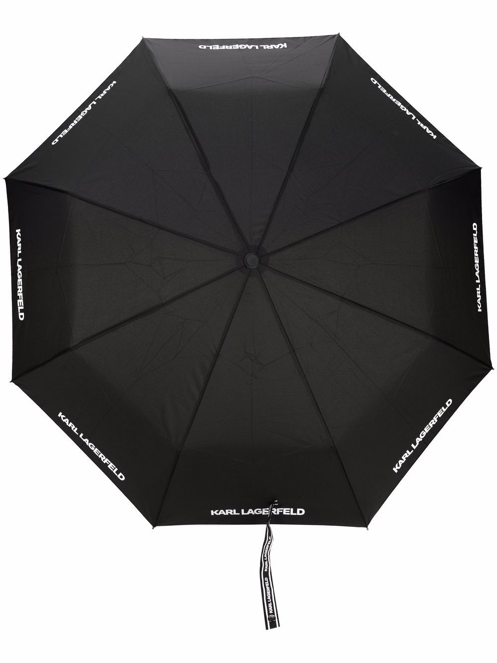 Karl Lagerfeld logo-print umbrella