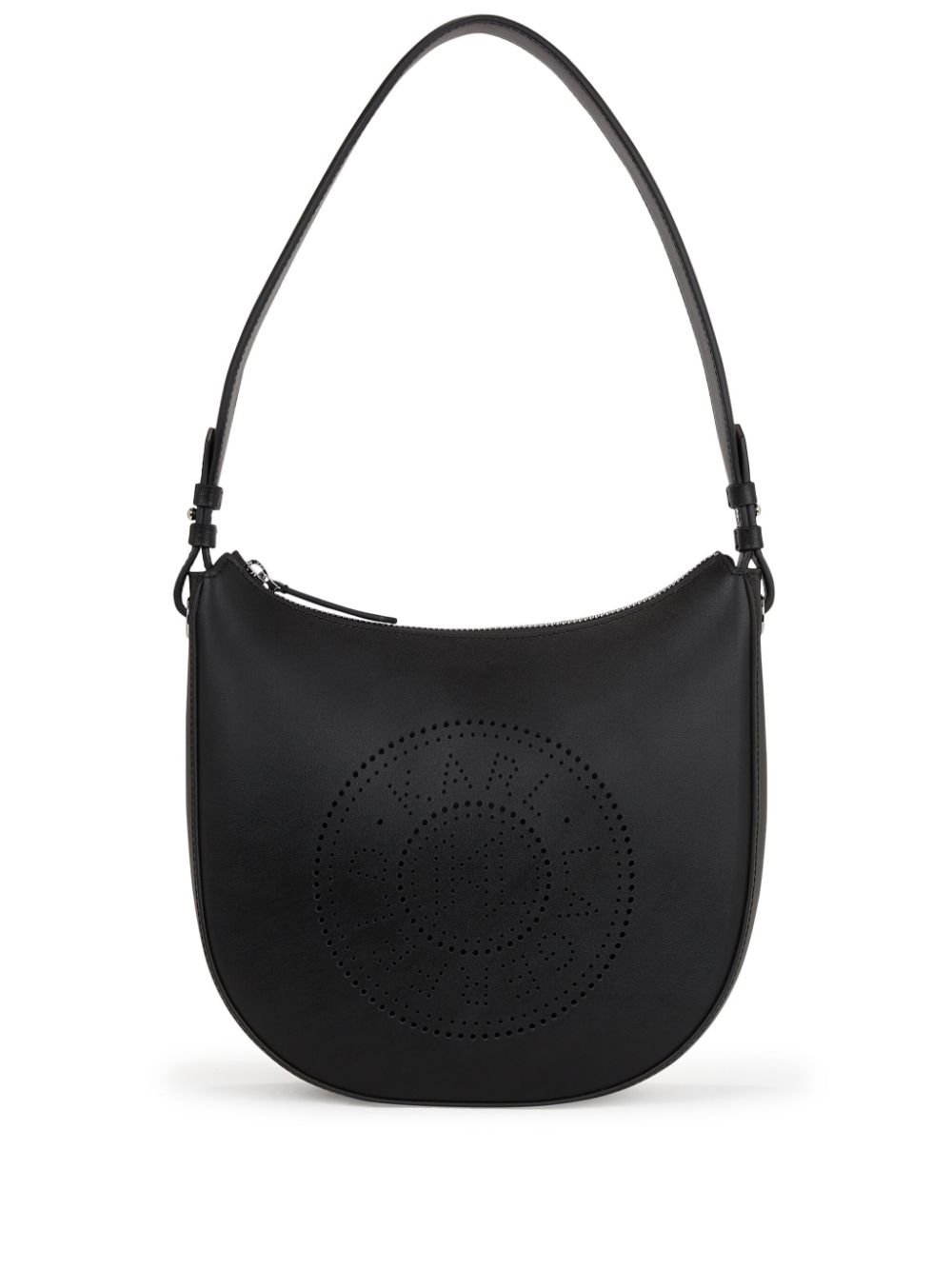 Karl Lagerfeld K Circle Moon perforated-logo shoulder bag WOMEN