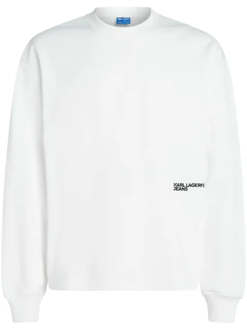Karl Lagerfeld Jeans sudadera con estampado gráfico
