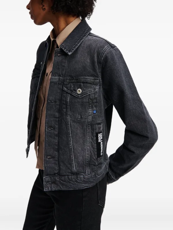 Karl Lagerfeld Jeans デニムジャケット | ブラック | FARFETCH JP