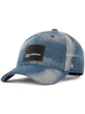 Karl Lagerfeld Jeans bleached denim cap - Blue