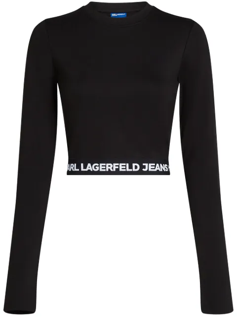 Karl Lagerfeld Jeans playera manga larga