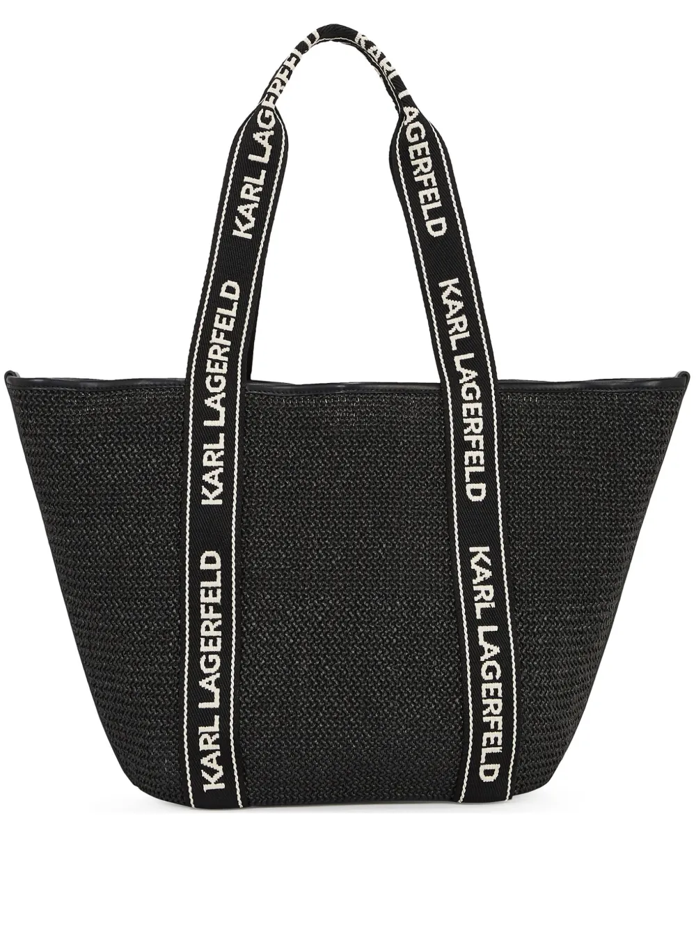 Karl Lagerfeld tote de playa Signature | negro | Image 1