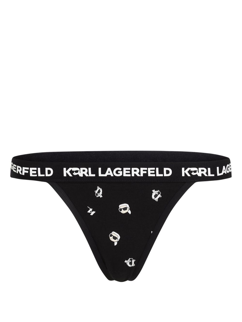 Ikon 2.0 logo-waistband thong