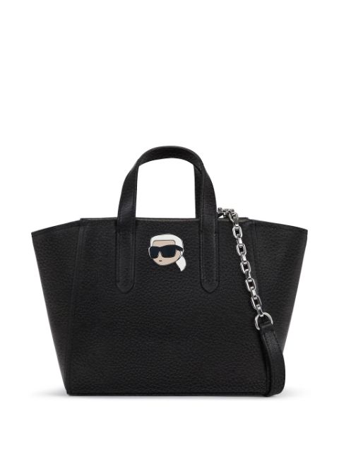 Karl Lagerfeld Ikon pebbled tote bag WOMEN