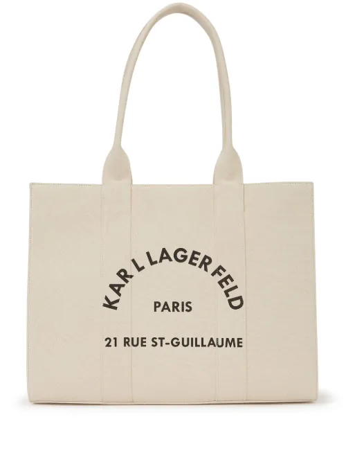 Grand sac cabas Rue St Guillaume - Karl Lagerfeld - Modalova