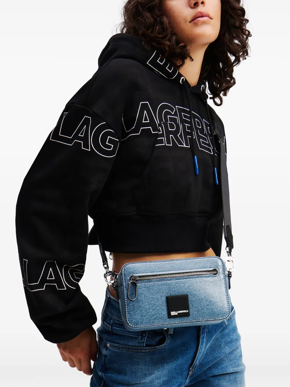 Karl Lagerfeld Jeans logo-patch crossbody bag | Image 2