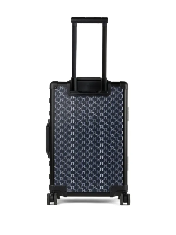 Karl Lagerfeld Monogram Luggage Blue FARFETCH SG