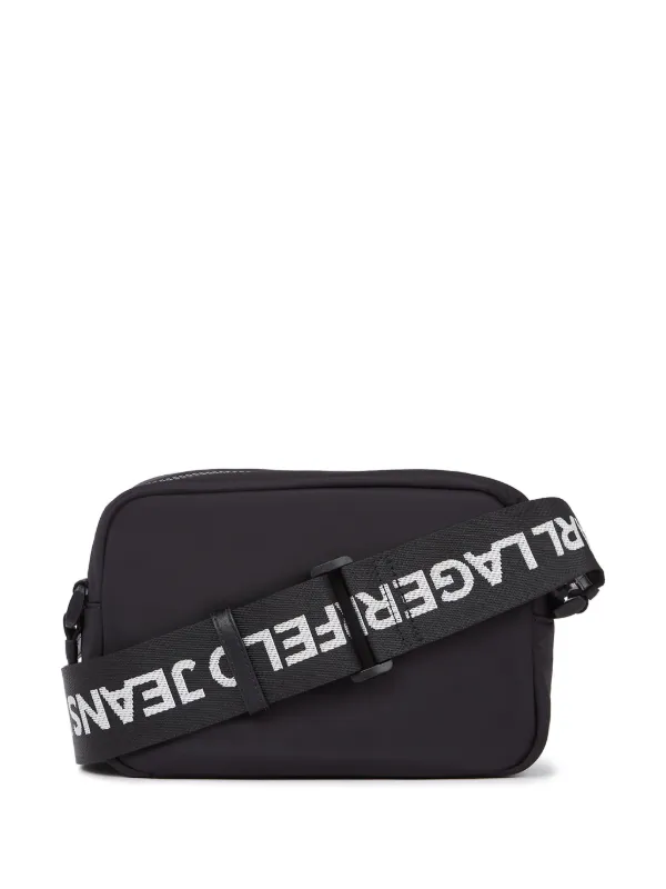 ショルダーバッグ KARL LAGERFELD Men Messenger Bags A1M32024999 BLACK Karl Lagerfeld Jeans logo-print Messenger Bag | Black