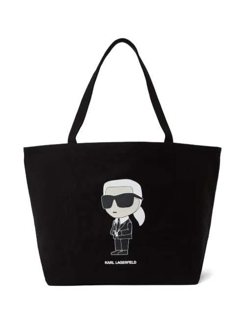 Sac cabas Ikonik à logo imprimé - Karl Lagerfeld - Modalova
