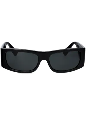 Versace Eyewear メドゥーサ スクエアフレーム サングラス | ブラック