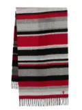 Paul Smith Manchester United stripe scarf - Red