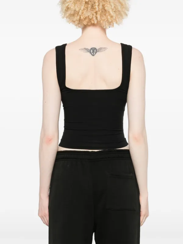 ENTIRE STUDIOS Square Neck Tank Top | Black | FARFETCH ZA