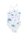 Vilebrequin Kids Herbier swimsuit - White