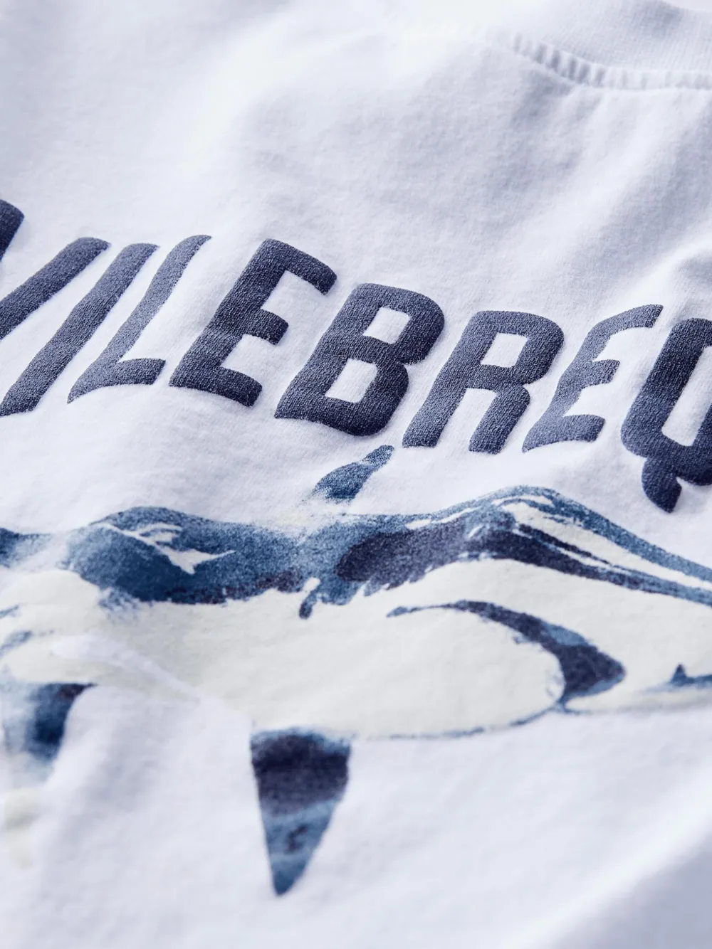 Vilebrequin Kids T-shirt van biologisch katoen met puffer-print Wit