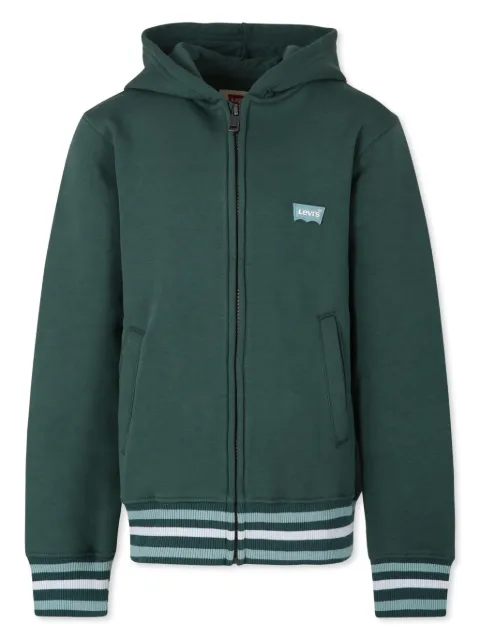 Levi's Kids stripe detailing zipped hoodie 