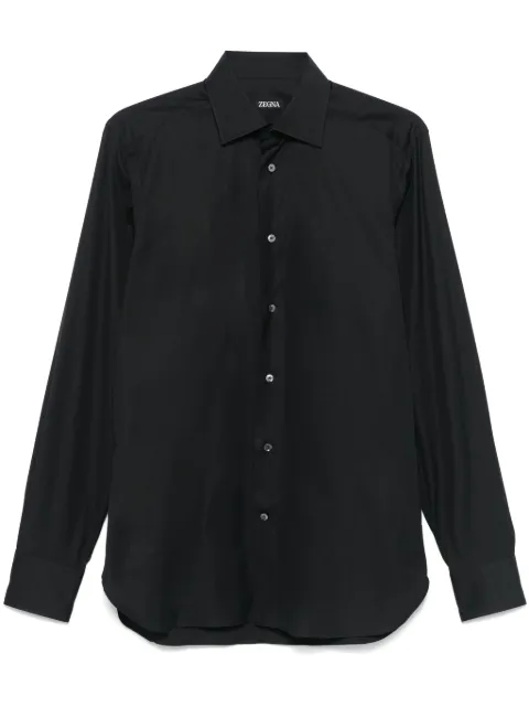 Zegna cutaway-collar shirt