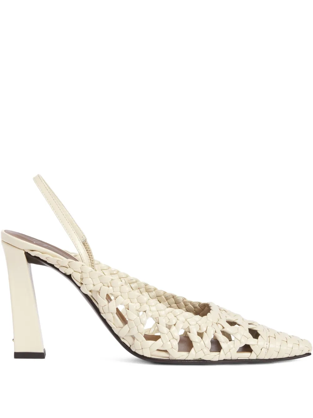 Giuseppe Zanotti 90 mm Brendha Cage pumps Wit