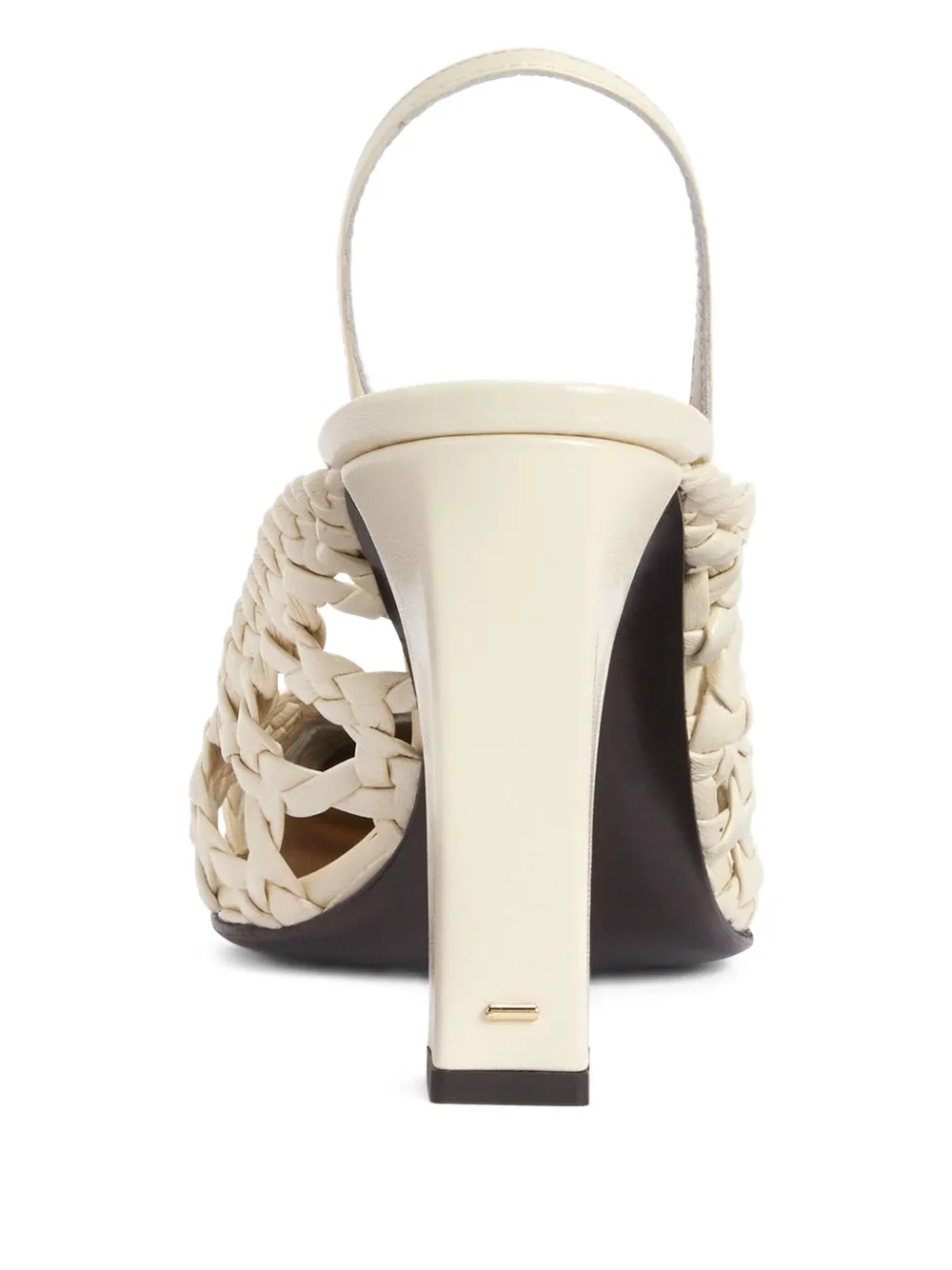 Giuseppe Zanotti 90 mm Brendha Cage pumps Wit