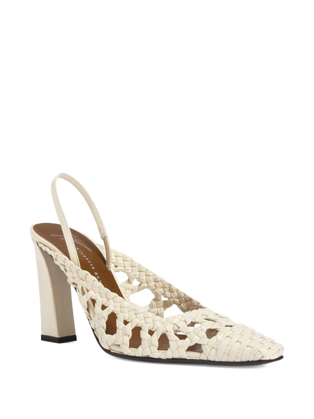 Giuseppe Zanotti 90 mm Brendha Cage pumps Wit