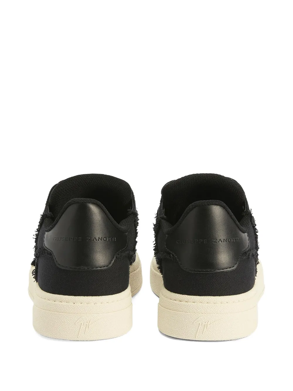Giuseppe Zanotti GZ94 frayed-detail sneakers Black