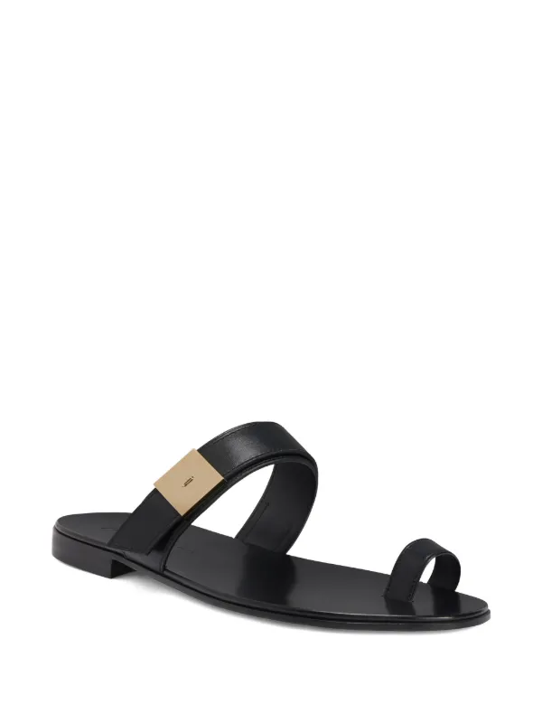 Giuseppe Zanotti Sandália Flavien | Preto | FARFETCH BR