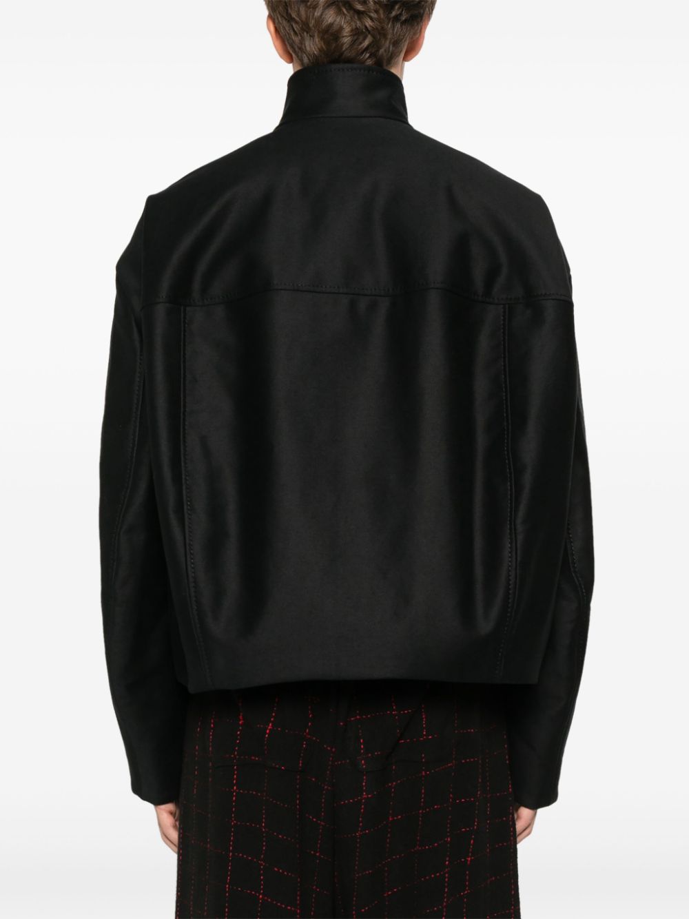 Marni logo-embroidered jacket Men