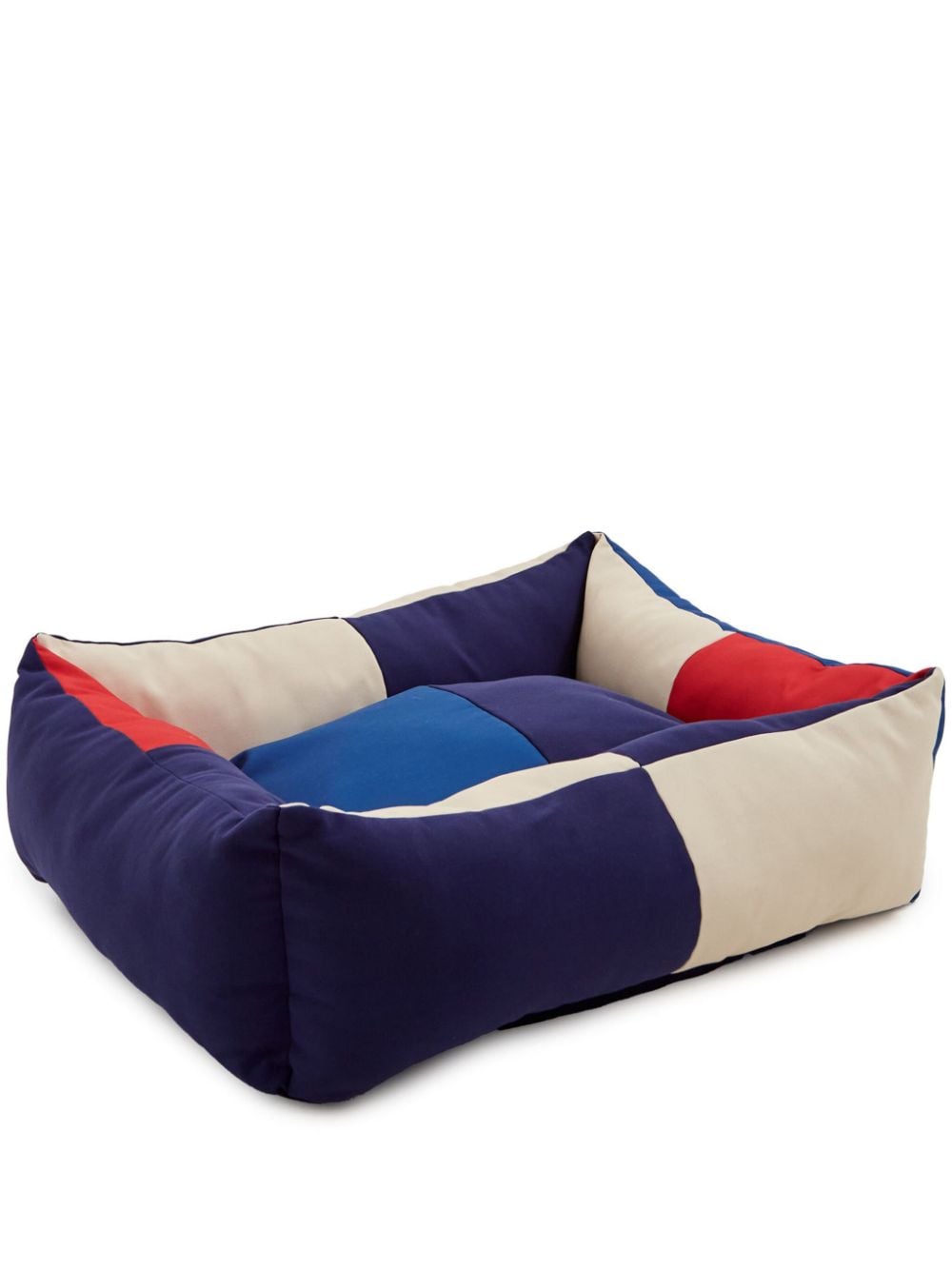 Hay Colour-block Dog Bed In 红色