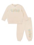 Moschino Kids logo tracksuit - Neutrals