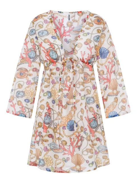Moschino printed cover-up