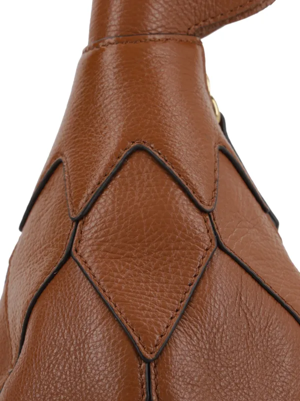 ショルダーバッグ・ポシェット CHLOE CARAMEL LEATHER ANANAS SHOULDER BAG Chloé Pineapple Shoulder Bag In Grained Leather | Chloé CH