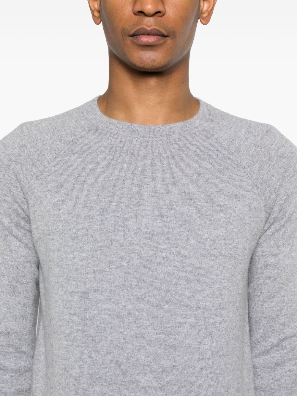 Shop Malo Cashmere Sweater In Grey