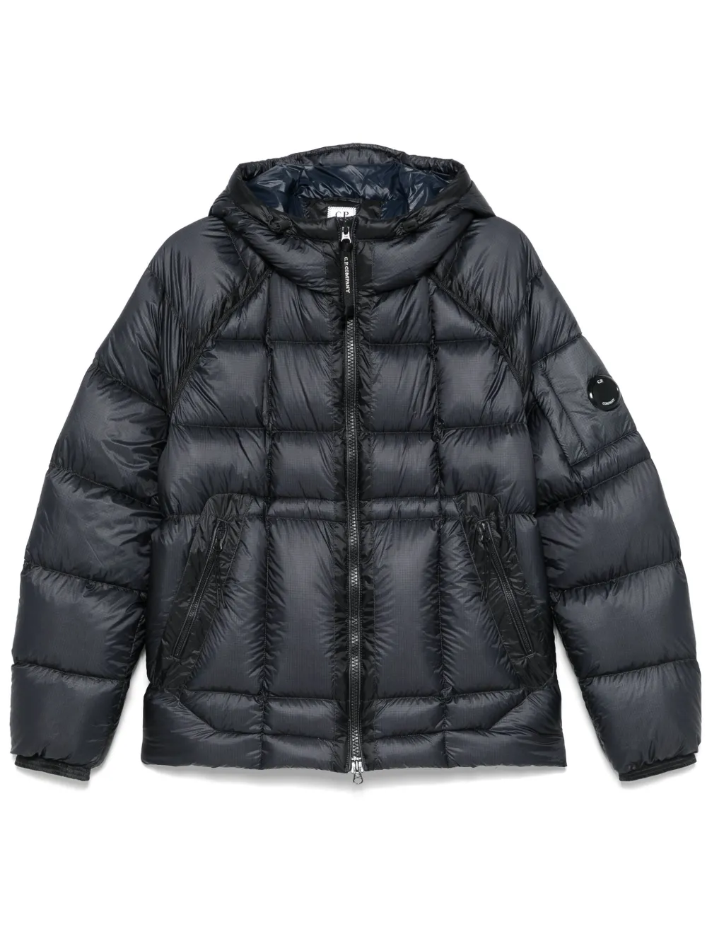 C.P. Company D. D. Shell hooded down jacket | Black | Image 1